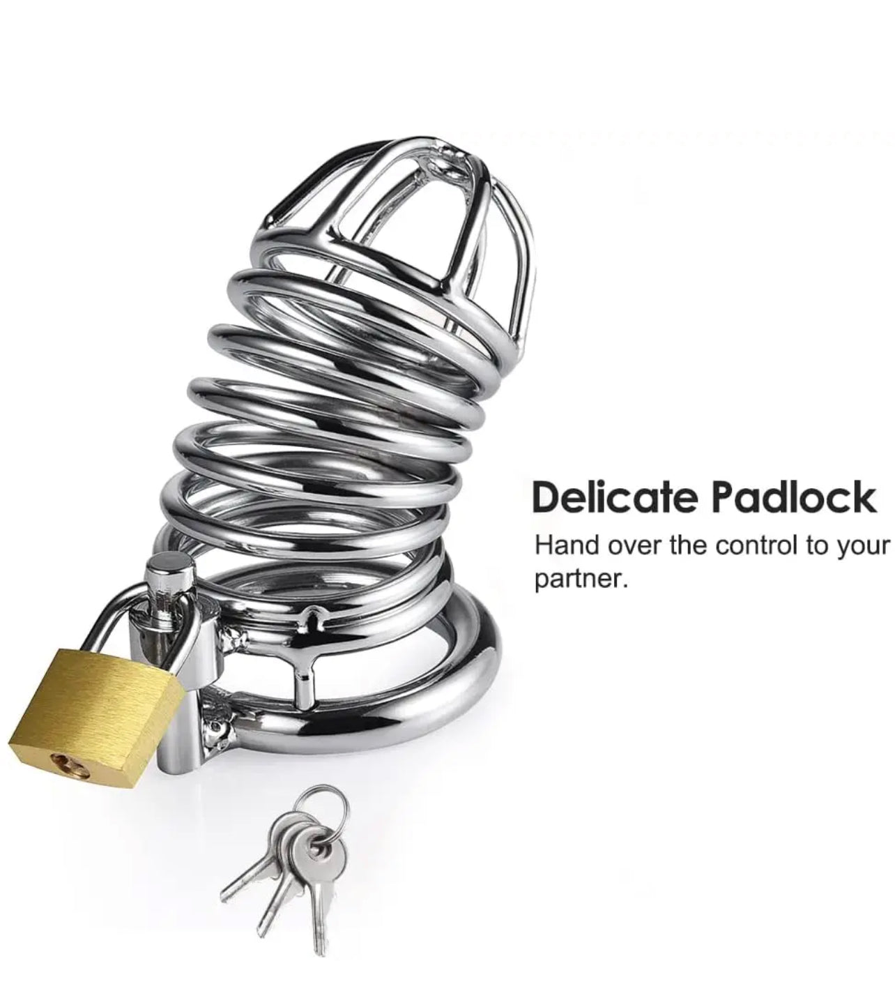 Make Iron Chastity Cage with Padlock