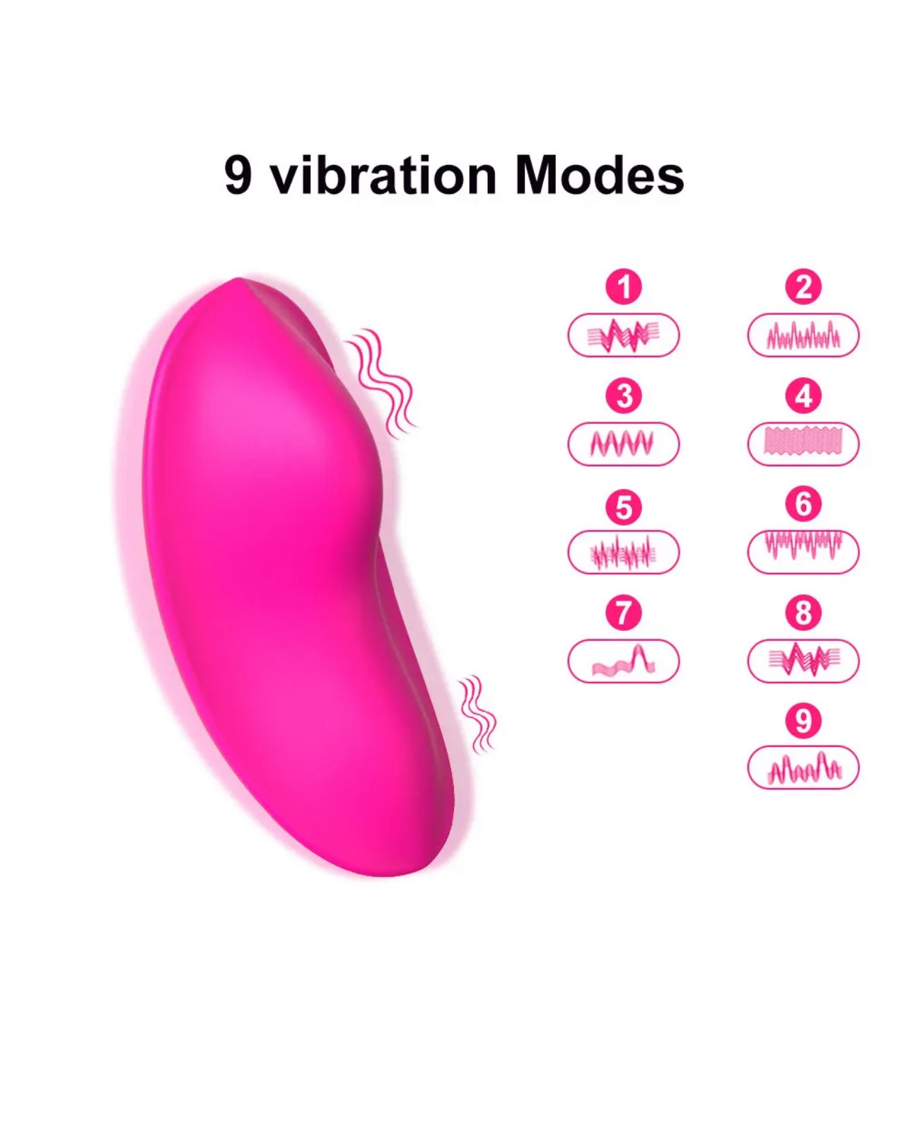 App Controlled 9 Vibration Contoured Panty Vibe