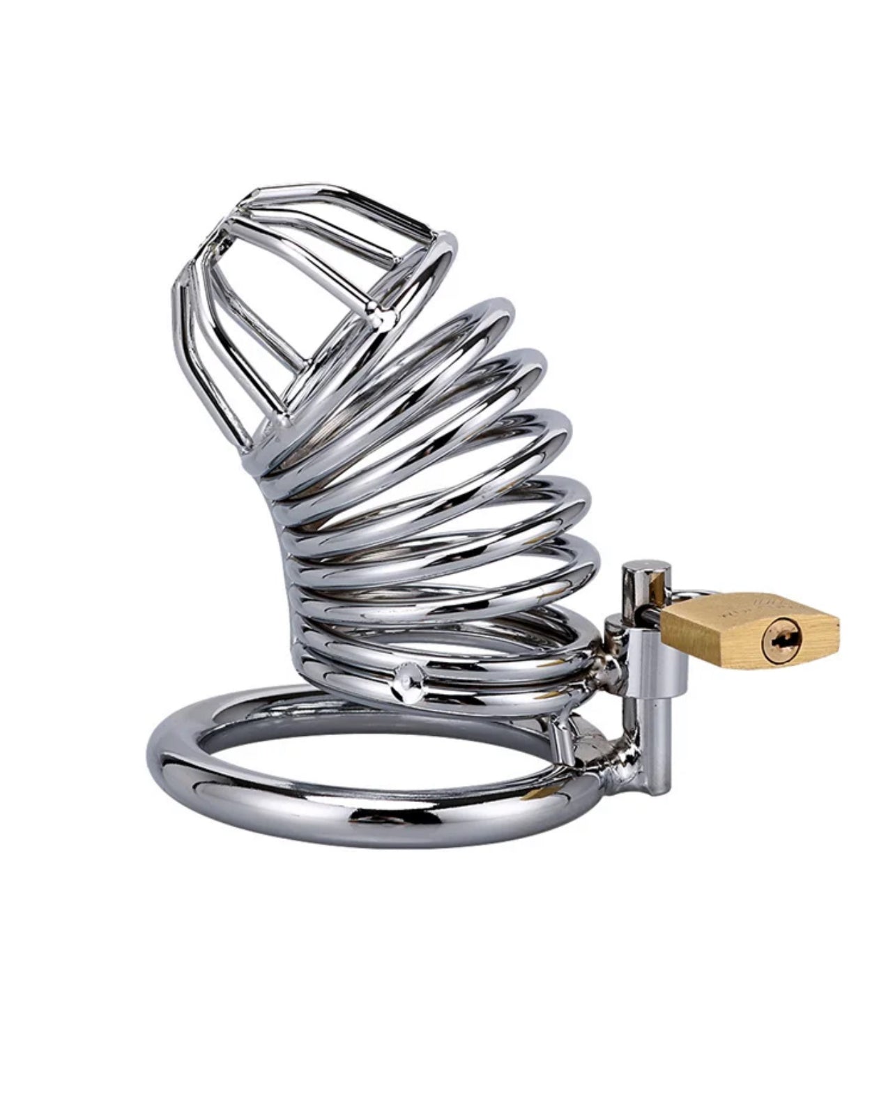 Make Iron Chastity Cage with Padlock