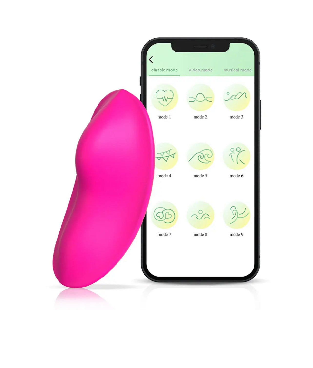 App Controlled 9 Vibration Contoured Panty Vibe