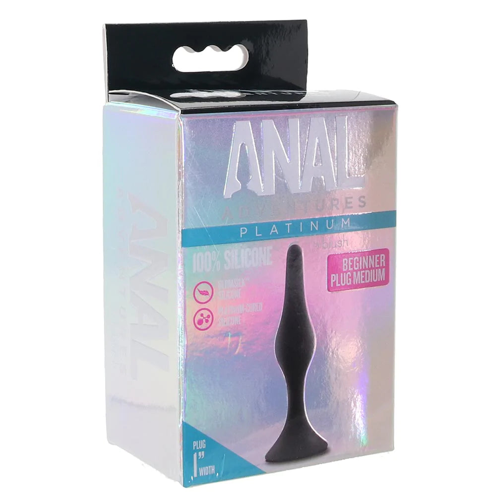 Anal Adventures Platinum Plug - Medium