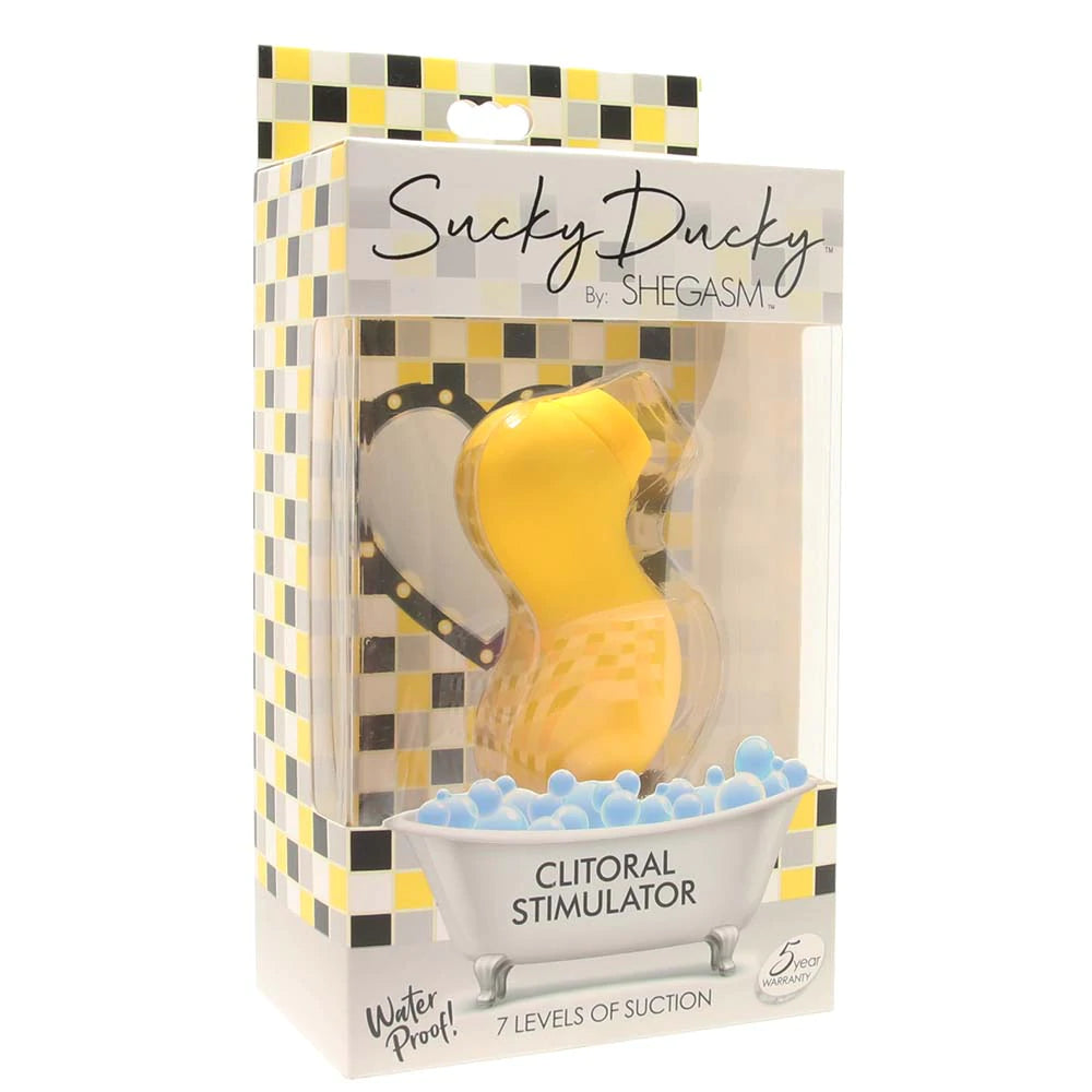 inmi Shegasm Sucky Ducky Clitoral Stimulator in Yellow