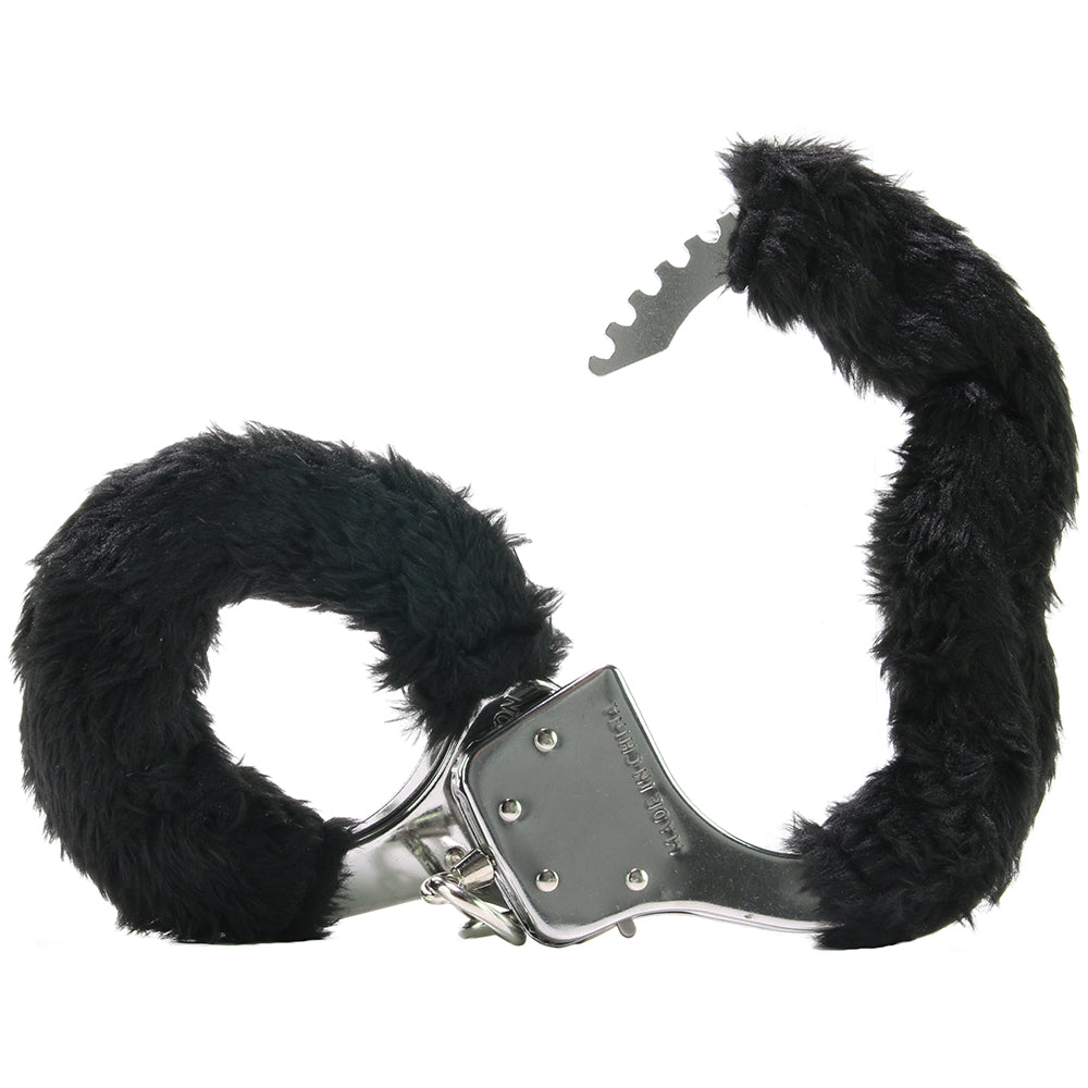 Black Furry Handcuffs