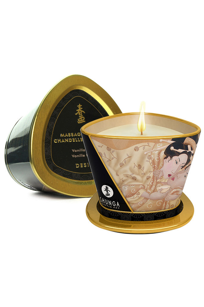 Shunga's Vanilla Scented Massage Candle