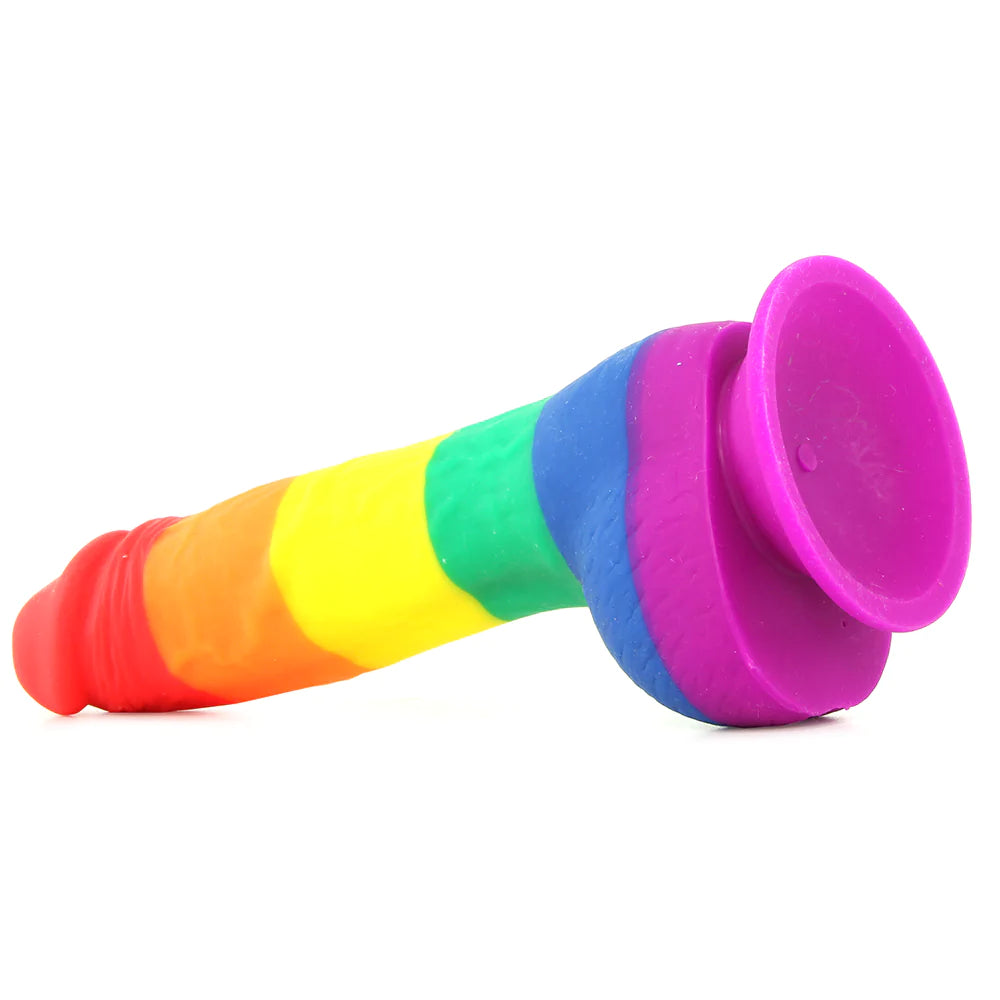 Pride edition 6 inch Silicone Dildo