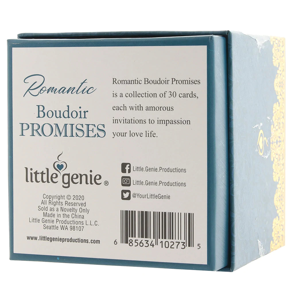 Romantic Boudoir Promises Cards