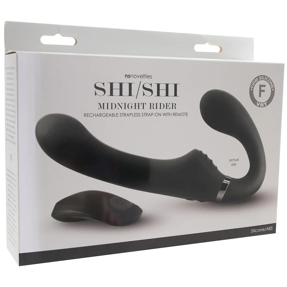 Shi/Shi Midnight Rider Vibrating Strapless Strap-On