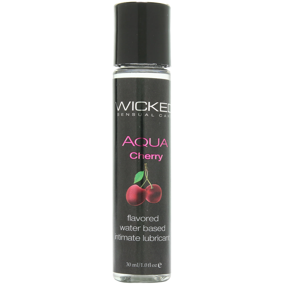 Aqua Cherry Flavored Lube - by Wicked