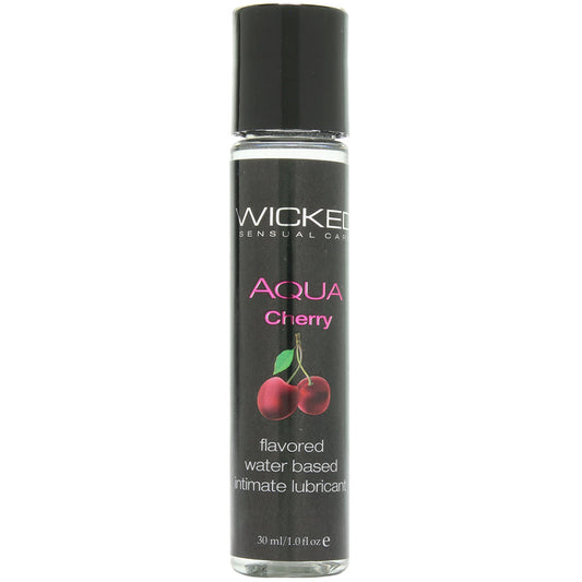 Aqua Cherry Flavored Lube - by Wicked